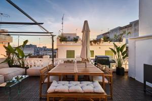 O vedere generală la munți sau o vedere la munte luată de la acest apartament