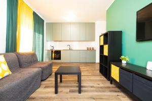 Η κουζίνα ή μικρή κουζίνα στο Tabago Studio 39 Skierniewice +13 φωτογραφίες