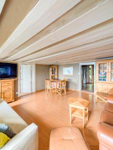 Istumisnurk majutusasutuses Appart cozy vue montagne, jardin 3 min de Villars