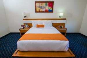 Postel nebo postele na pokoji v ubytování Sleep Inn Monclova
