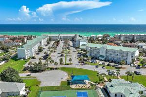 an aerial view of a resort near the ocean at Maravilla 3202 in Destin