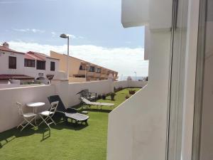 Μπαλκόνι ή βεράντα στο Bungalow Médano