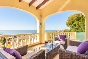 Μπαλκόνι ή βεράντα στο Villa Ebea