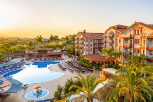 an aerial view of a resort with a pool and chairs at Fun&Sun Smart Hane sun in Side