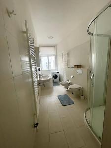 Et badeværelse på Apartmá