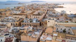 an aerial view of the city of dubrovnik in croatia at BADIA NUOVA Apart Hotel in Trapani +82 photos
