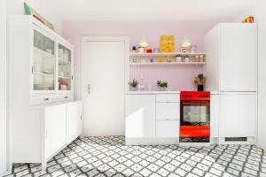 Kuchyň nebo kuchyňský kout v ubytování Kleine Pause