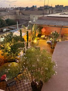 En have udenfor Vibrant Medina Loft and Roof Top