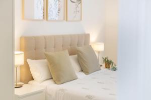Ένα ή περισσότερα κρεβάτια σε δωμάτιο στο Acogedor apartamento loft a 15 minutos del centro