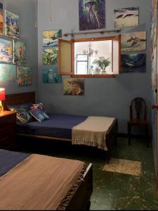 Ένα ή περισσότερα κρεβάτια σε δωμάτιο στο Quiet and private house In coastal town
