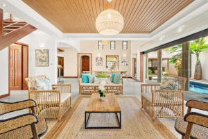 Χώρος καθιστικού στο Villa Florence - Luxury 4 x Ensuite BDR Villa - Private Pool - Grand Bay