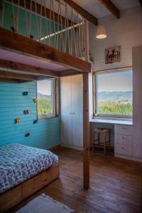 Ένα ή περισσότερα κρεβάτια σε δωμάτιο στο Casamar Retreat