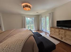 TV a/nebo společenská místnost v ubytování The Ugly Dolphin a Stylish Home for 12