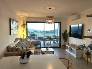 พื้นที่นั่งเล่นของ Marylanca - Climatisé avec terrasse
