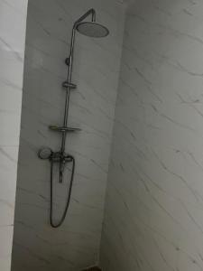 una doccia con soffione in un bagno di Your Palace ad Addis Abeba Altre 10 foto