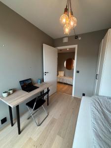 Postel nebo postele na pokoji v ubytování Modern apartment with perfect location