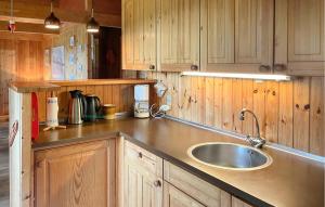 Η κουζίνα ή μικρή κουζίνα στο Awesome Home In Jerup With Wifi