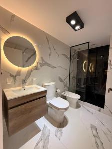 Phòng tắm tại Departamento Frente al Mar