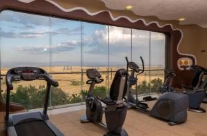 Fitness centrum a/nebo fitness zařízení v ubytování Savanah