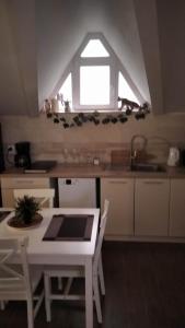 Una cocina o cocineta en Tina Apartman