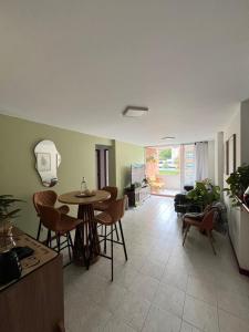 Posezení v ubytování Hermosa habitación con excelente ubicación