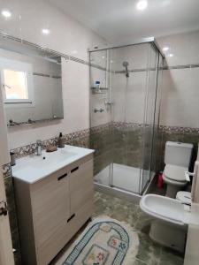 Et badeværelse på Maison de famille