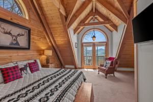 Χώρος καθιστικού στο Elk Ridge Lodge