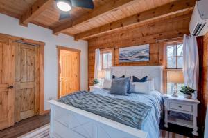 Katil atau katil-katil dalam bilik di Beaver Rock Lodge