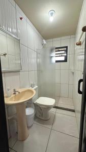 Koupelna v ubytování Pousada Costeira Barra do Sul