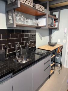 Dapur atau dapur kecil di Studio BCN Higienópolis