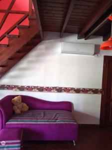 Katil atau katil-katil dalam bilik di Residencia Salomon Hostel