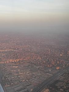an aerial view of a city from an airplane at Reads Avenue - Luxury Ground Floor Studio - Next Door to H&A Social Club in Blackpool