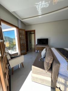 Khu vực ghế ngồi tại Diamantina Falls Boutique Hotel & Spa