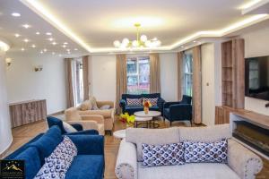 Prostor za sedenje u objektu Highlands View Boutique Villas & Resort, Nyeri