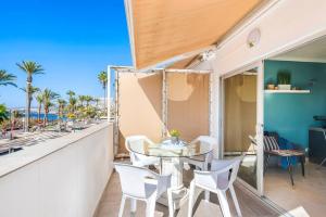 Μπαλκόνι ή βεράντα στο Apartamento Playa con Terraza Vista al Mar