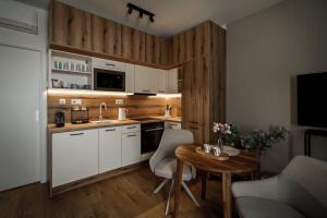 Η κουζίνα ή μικρή κουζίνα στο Apartmán Klement A