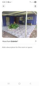 a screenshot of a post with a picture of a building at Purple House in Puerto Armuelles +5 photos