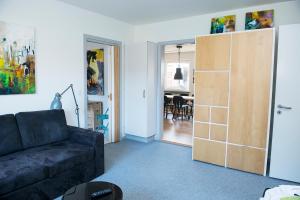 Posezení v ubytování Mølvangvej 2 Jelling Apartment