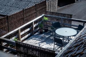 Balkón nebo terasa v ubytování Mølvangvej 2 Jelling Apartment