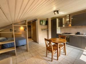 Nhà bếp/bếp nhỏ tại Appartement cosy avec cuisine équipée - API-1-52-760