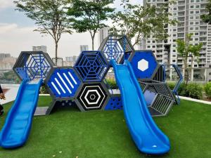 a playground in a park with a slide at Urban Suites, Georgetown Penang - Near USM, Lam Wah EE in George Town