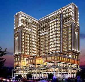 Bygningen som lejligheden ligger i