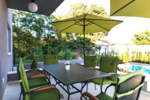 Zahrada ubytování Villa Pjena