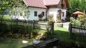 Ogród w obiekcie Ferienhaus Lenzau