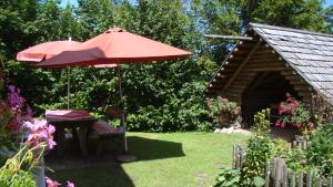 Ogród w obiekcie Ferienhaus Lenzau