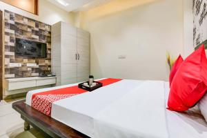 Postel nebo postele na pokoji v ubytování Super Hotel O Sky Land + 28 fotografií