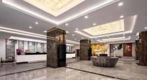 Ο χώρος του λόμπι ή της ρεσεψιόν στο Shaanxi Business Hotel
