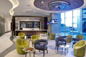Lounge nebo bar v ubytování HS HOTSSON Hotel Silao