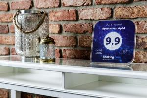 Certifikát, ocenenie alebo iný dokument vystavený v ubytovaní Apartament Ap94