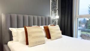 Ένα ή περισσότερα κρεβάτια σε δωμάτιο στο Luxury apartment +2 φωτογραφίες